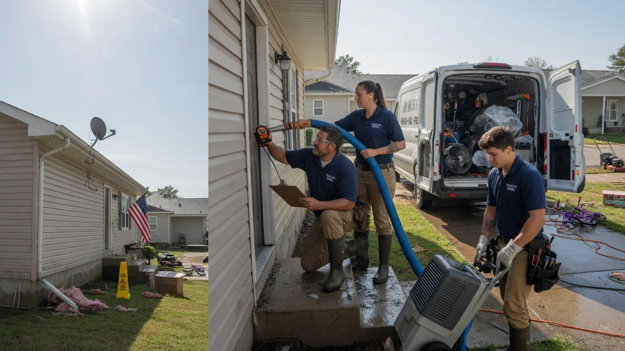 Ceiling Water Damage Restoration in Mantua, OH near me